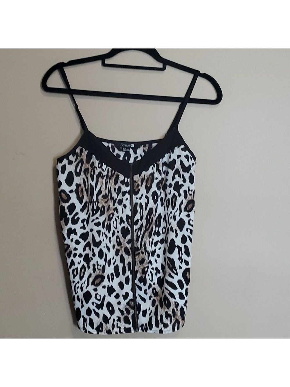 Forever 21 zippered camisole top size medium